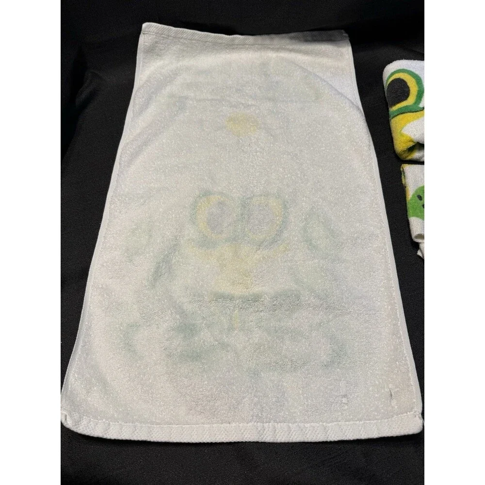 Vintage Frog Towel Bath Set Green Burlington Anita Wagenvoord